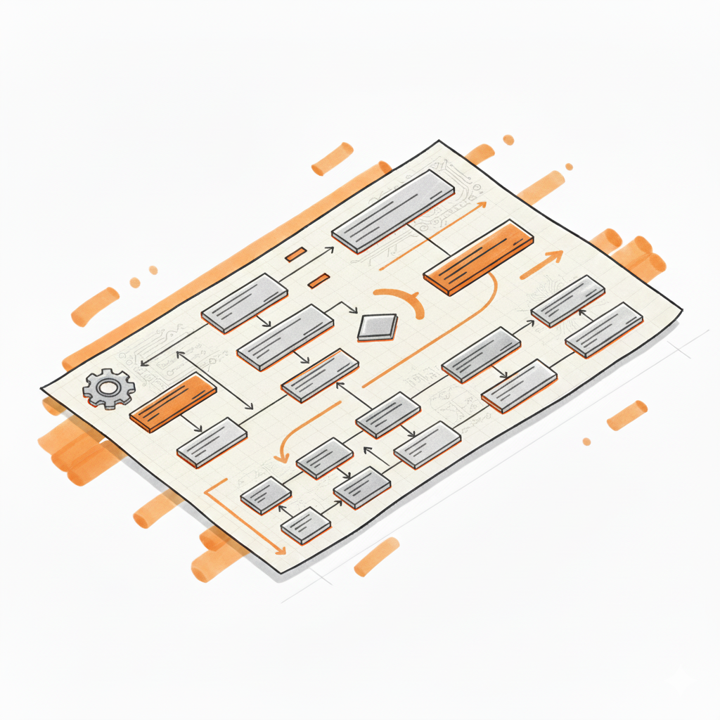 Conceptual sketch of a foundational blueprint